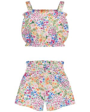 Floral jersey set